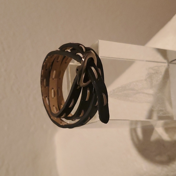 Leather Wrap Bracelet - Picture 1 of 8